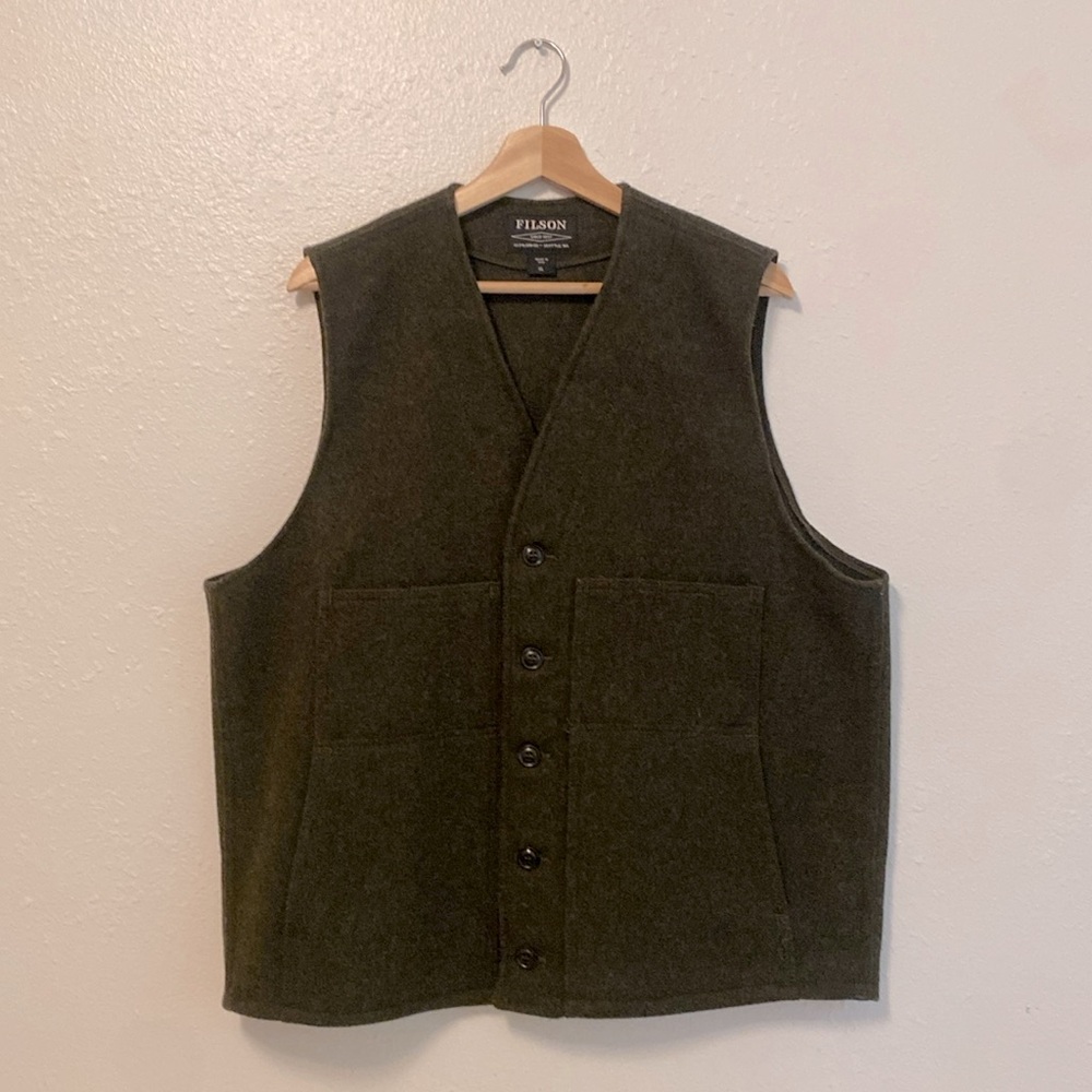 NWOT Filson Mackinaw Vest - XL